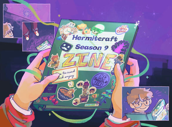 Release Announcement for Hermitcraft Season 9 Zine